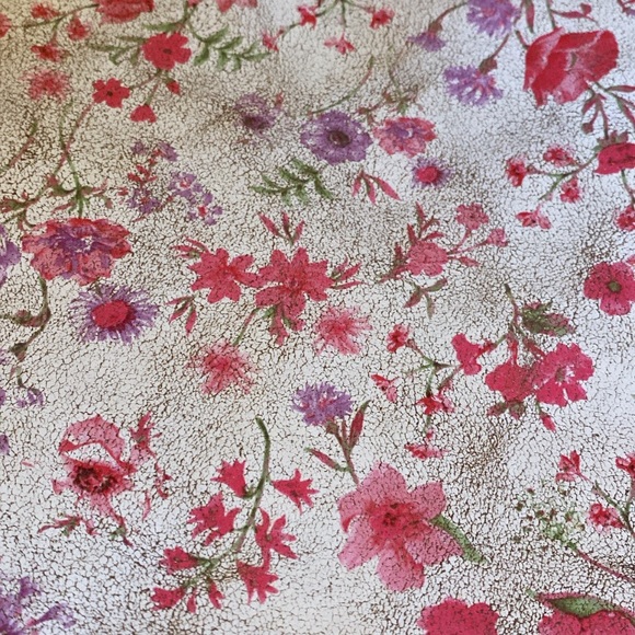 New leather floral fold over clutch bag. Large boho free people style bag - Picture 2 of 3